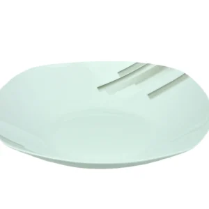 Null Essteller Ebro Tief 23,5cm Aus Opal-Hartglas 17