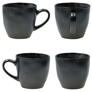 Null 18tlg. Kaffeeservice Zakynthos Reactive Glaze Grey Black – 24328312 19