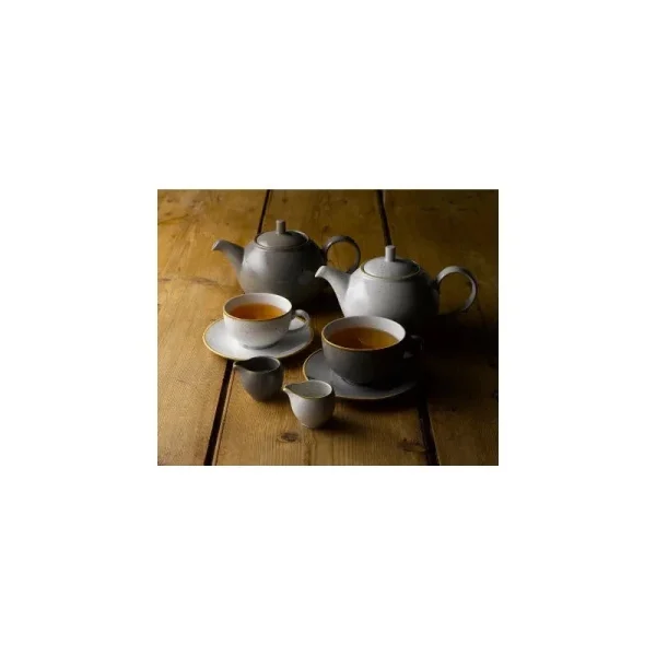 Churchill Stonecast Cappucino-Tasse Peppercorn Grey ø9,5cm 227ml Grau, Ohne Untertasse (12 Stück) Von CHEFGASTRO 8