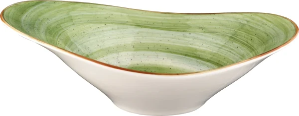 Bonna Premium Porcelain ADKSTR27KS Aura Dusk Bowl Schale, Salatschale, Schüssel, 18.8x28cm, 750ml, Porzellan, Blau, 1 Stück 6