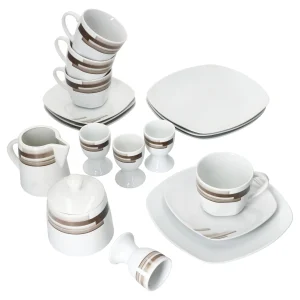 Null 18tlg. Kaffee Set Lilli Look Für 4 Personen 17