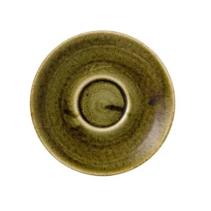 Churchill Stonecast Plume Line Espresso-Untertasse Plume Green ø11,8cm Grün (12 Stück) Von CHEFGASTRO 13