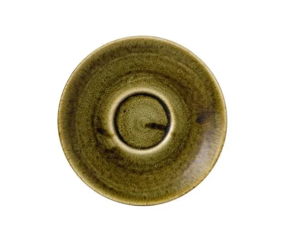 Churchill Stonecast Plume Line Espresso-Untertasse Plume Green ø11,8cm Grün (12 Stück) Von CHEFGASTRO 4