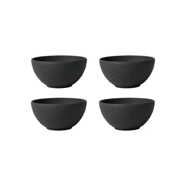 Villeroy & Boch Manufacture Rock Bol Weiß Ø 14,0 Cm 4er Set 4