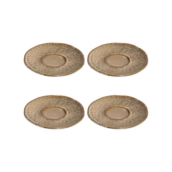 Leonardo MATERA Espressountertasse 11 Cm Beige 4er Set 1