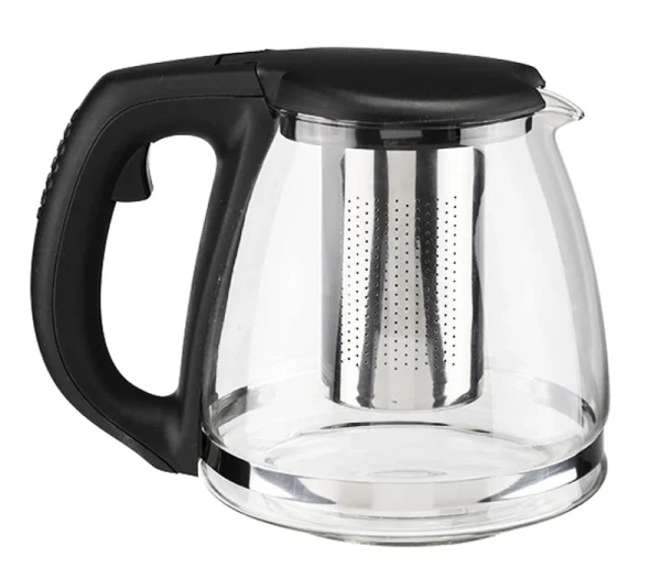 Null Teekanne Kaffeekanne Teebereiter Kanne Bereiter Aus Glas Mit Filter Teesieb 1,2L 5