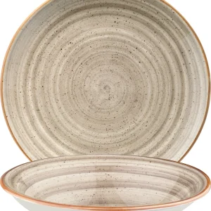 Bonna Premium Porcelain ATCBLM28CK Aura Terracotta Plate Teller Tief, Supenteller, 28cm, 1.7 Liter, Porzellan, Terrakotta, 1 Stück 19