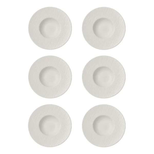 Villeroy & Boch Manufacture Rock Pasta Set Weiß 4-teilig 6