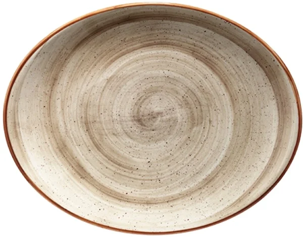 12 X Aura Terrain Gourmet Platte Oval 24x14cm * – Bonna Premium Porcelain 8