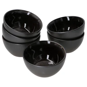 Null 6er Set Schale Reactive Glaze Grey Black 13,7cm – 24321860 11