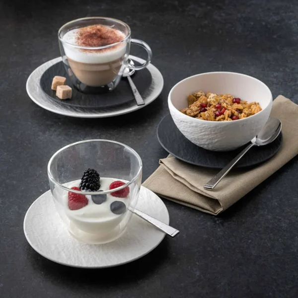 Villeroy & Boch Manufacture Rock Bowl Set 12-teilig Weiß 8