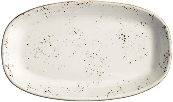 6 X Grain Gourmet Platte Oval 34x19cm * – Bonna Premium Porcelain 1