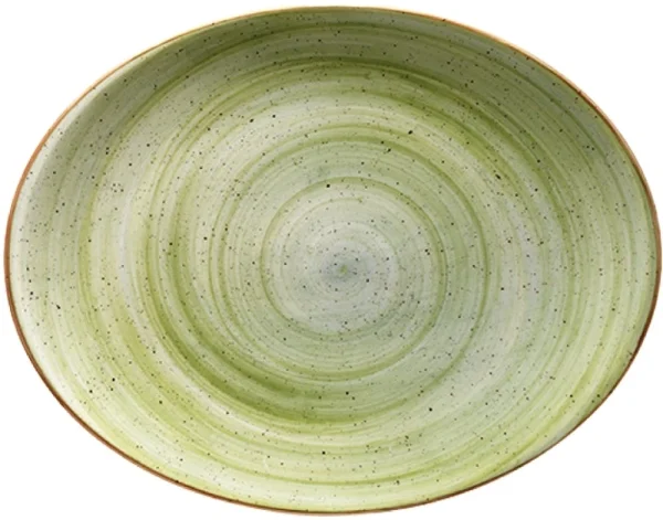 12 X Aura Therapy Gourmet Platte Oval 24x14cm * – Bonna Premium Porcelain 8