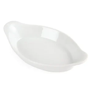 Olympia Whiteware Ovale Gratinschalen Weiß 19,8 X 10,7cm, Packungsinhalt: 6 Stück 19