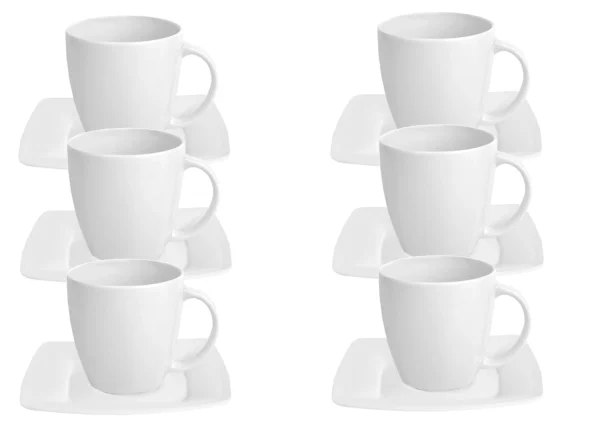 Null 4er Set Manhattan Kaffeetasse Mit Untertasse Für 4 Personen Schwarz – 24322667 4