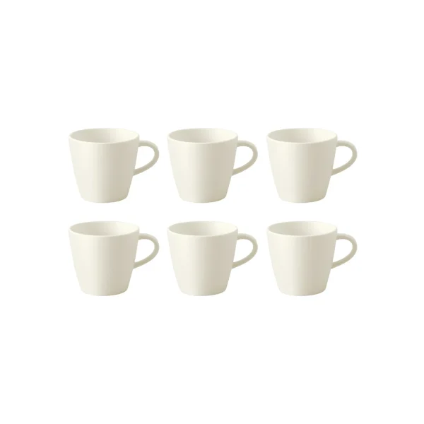 Villeroy & Boch Manufacture Rock Espressotasse Weiß 60 Ml 6er Set 5