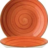 Bonna Premium Porcelain ATCBLM28CK Aura Terracotta Plate Teller Tief, Supenteller, 28cm, 1.7 Liter, Porzellan, Terrakotta, 1 Stück 25