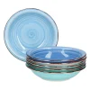 Null 6er Set Essteller Tief Blue Baita 21,5cm 23