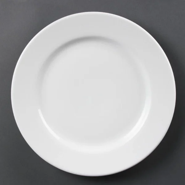 Gastronoble Olympia Whiteware Tropfenförmige Teller 31cm 4