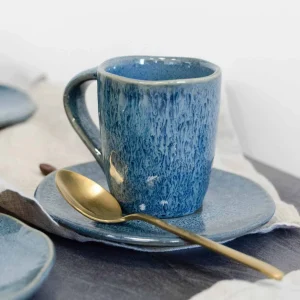 Leonardo MATERA Espresso Set Blau 8-teilig 21