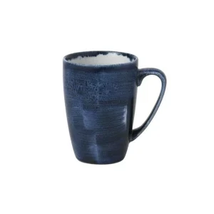 Churchill Stonecast Plume Line Kaffeetasse Plume Ultramarine 11x(H)6,5cm 340ml Blau, Ohne Untertasse (12 Stück) Von CHEFGASTRO 15