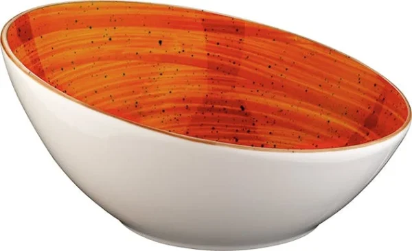 Bonna Premium Porcelain ATCVNT8KS Aura Terracotta Bowl Schale, Dipschale, Aperitif, 8cm, 60ml, Porzellan, Terrakotta, 1 Stück 1