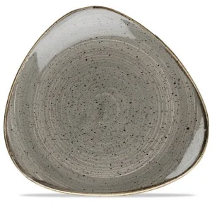 Churchill 12 X Teller Flach Dreieckig 26,5cm STONECAST Peppercorn Grey 15