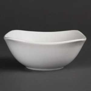 Gastronoble Olympia Whiteware Abgerundete Viereckige Schalen 14cm 21