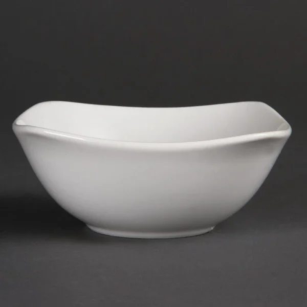 Gastronoble Olympia Whiteware Abgerundete Viereckige Schalen 14cm 8