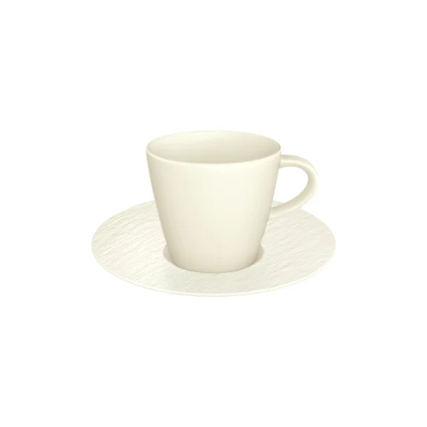 Villeroy & Boch Manufacture Rock Espressotasse Weiß 60 Ml 6er Set 4