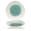 Churchill 12 X Teller Tief Organic 26,4cm RAKU Jade Green 25