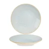 Churchill 12 X Teller Tief Coup 25,5cm STONECAST Duck Egg Blue 23