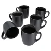 Null 6er Set Kaffeebecher Zakynthos Reactive Glaze Grey Black – 24321864 23