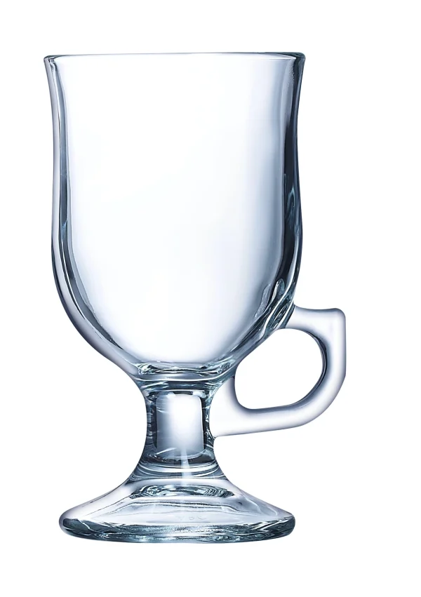 Arcoroc ARC 11874 Irish Coffee Kaffeeglas Mit Henkel, 290ml, Glas, Transparent, 4 Stück 3