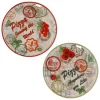 Null 2er Set Pizzateller Charme Red + Charme Grün – Rom Rot + Moskau Grün – 33cm – 04018#ZCHAR + 04018#ZCHAV 23