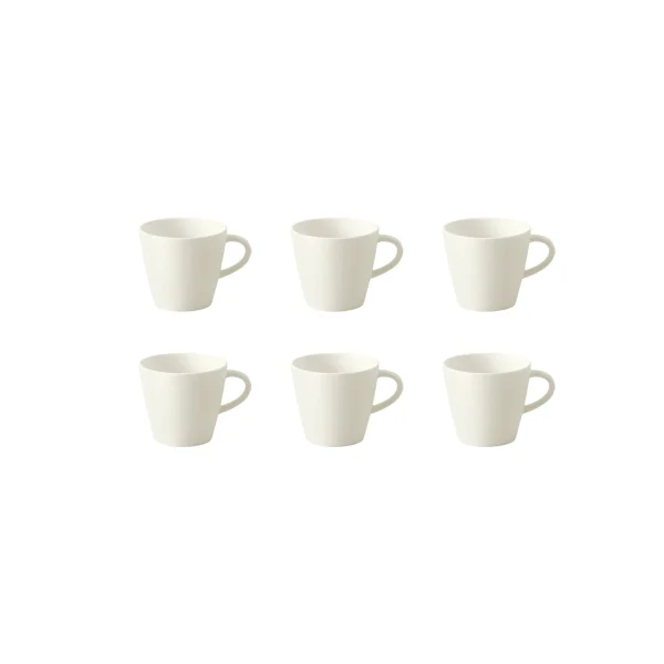 Villeroy & Boch Manufacture Rock Espressotasse Weiß 60 Ml 6er Set 1