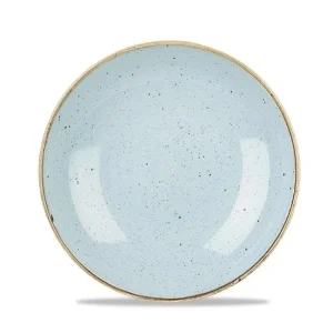 Churchill 12 X Teller Tief 24cm STONECAST Duck Egg Blue 17