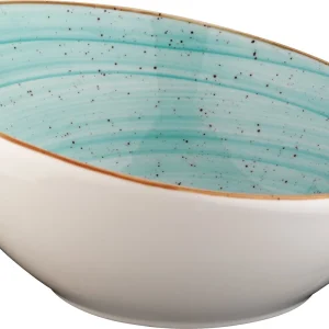 Bonna Premium Porcelain ATHVNT22KS Aura Therapy Bowl Schale, Salatschale, Schüssel, 21.5x22cm, 850ml, Porzellan, Hellgrün, 1 Stück 13