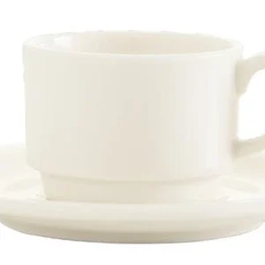 Null Tasse Crema Elegant Mit Untertasse 230ml (12 Stück) Von CHEFGASTRO 11