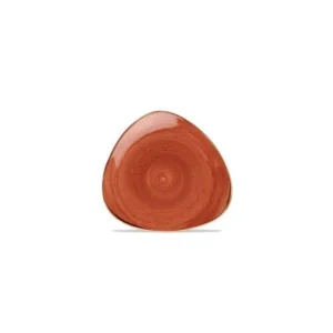 Churchill 12 X Teller Flach Dreieckig 26,5cm STONECAST Spiced Orange 13