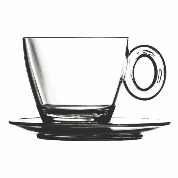 Mepra POLY KAFFEE/CAPPUCCINOTASSE SPA & WELLNESS, 6er Set Transparent 1