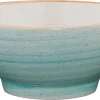 Bonna Premium Porcelain AAQRIT14AKS Aura Aqua Bowl Suppenschüssel, Napf, Terrine, Schale, 14.5cm, 450ml, Porzellan, Türkis, 1 Stück 25