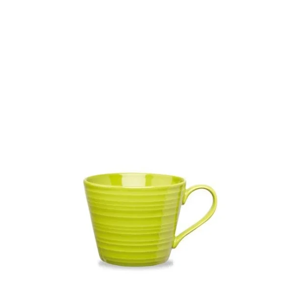 Churchill Rustics Line Kaffeetasse ø10x(H)8cm 355ml Grün, Ohne Untertasse (6 Stück) Von CHEFGASTRO 1