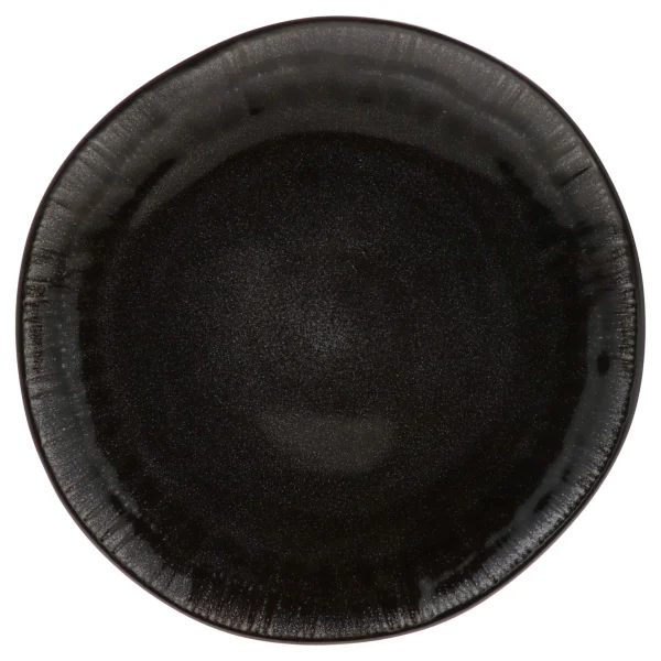 Null 6er Set Speiseteller Zakynthos Reactive Glaze Schwarz – 24327312 8