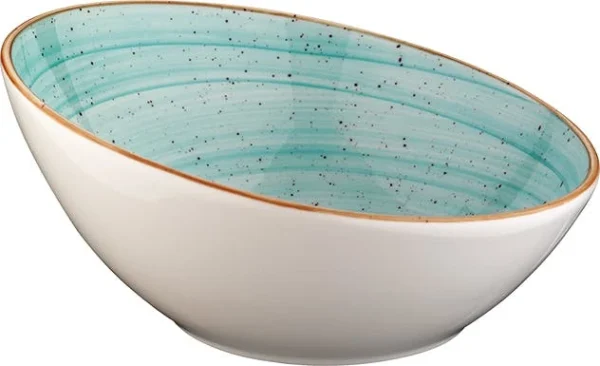 Bonna Premium Porcelain ATCVNT8KS Aura Terracotta Bowl Schale, Dipschale, Aperitif, 8cm, 60ml, Porzellan, Terrakotta, 1 Stück 6