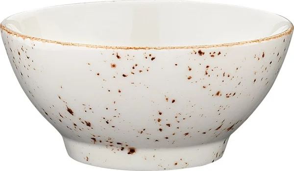 Bonna Premium Porcelain GRARIT12AKS Grain Bowl Suppenschüssel, Napf, Terrine, Schale, 12cm, 290ml, Porzellan, Creme-weiß, 1 Stück 1