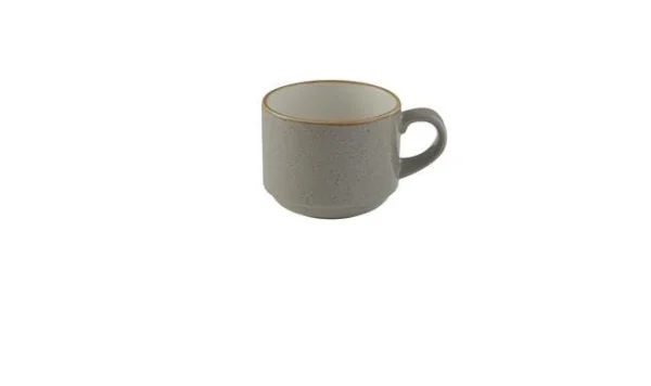 Churchill Profile Line Stapelbare Kaffeetasse ø7cm 220ml Weiß, Ohne Untertasse (12 Stück) Von CHEFGASTRO 5