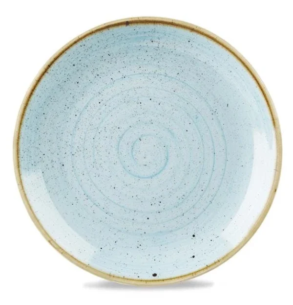 Churchill Stonecast Dreieckiger Teller Duck Egg Blue ø26,5cm Blau (12 Stück) Von CHEFGASTRO 6