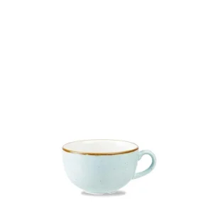 Churchill Stonecast Cappucino-Tasse Duck Egg Blue ø9,5cm 227ml Blau, Ohne Untertasse (12 Stück) Von CHEFGASTRO 11