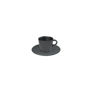 Villeroy & Boch Manufacture Rock Kaffee Set Schwarz 12-teilig 21